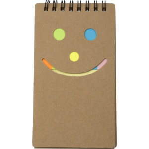 Notebook with sticky notes - Reklamnepredmety