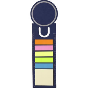 Bookmark and sticky notes., Brown - Reklamnepredmety