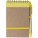 Recycled notebook - spiralnotesz-tollal-kek-tollbetettel-sarga--5410-06--300 - variant Gi 5410-06