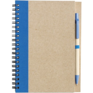 Wire bound notebook with ballpen - Reklamnepredmety