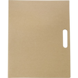 Folder with natural card cover - Reklamnepredmety