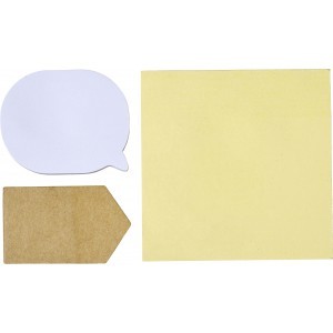 Pouch with 3 types of sticky notes