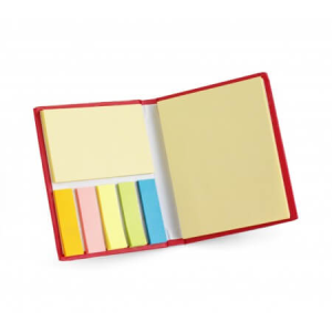 Card case with self-adhesive memos - Reklamnepredmety