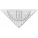 Plastic 45° set square, Neutral - 2413-21 - variant Gi 2413-21