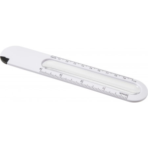 Ruler (10cm/ 4 inches) with a loupe