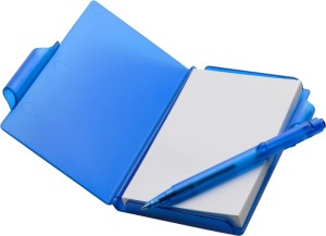 Notebook with pen, Red - Reklamnepredmety