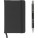 Notebook and ballpen set - jegyzetfuzet-es-aluminium-golyostoll-fekete--3582-01--300 - variant Gi 3582-01