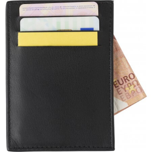 Split leather RFID (anti skimming) credit card wall - Reklamnepredmety