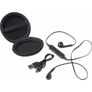 Pouch with in-ear earphones - Reklamnepredmety