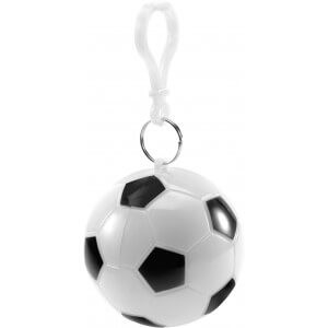 Poncho in plastic football