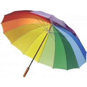 Manual polyester umbrella, Various - Reklamnepredmety
