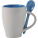 Coffee mug with spoon - 2855-18 - variant Gi 2855-18