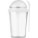 Breakfast mug with separate compartment on the top - muzlispohar-feher--7296-02--300 - variant Gi 7296-02