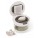 Plastic with stainless steel garlic cutter - fokhagymavago-feher--7263-02--300 - variant Gi 7263-02