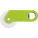 Plastic pizza cutter and bottle opener - 4109-04 - variant Gi 4109-04