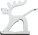 Deer shaped metal nutcracker., Silver - H2400800PK2_a - variant Gi H2400800PK2