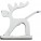 Deer shaped metal nutcracker., Silver - diotoro-ezust--6081-32--300 - variant Gi 6081-32