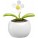 Solar flower - napelemes-mozgo-virag-muanyag-feher--6730-02--300 - variant Gi 6730-02
