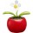 Solar flower - napelemes-mozgo-virag-muanyag-piros--6730-08--300 - variant Gi 6730-08