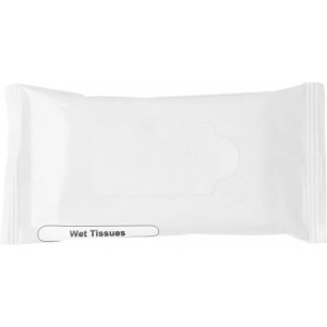 Bag with 10 wet tissues - Reklamnepredmety