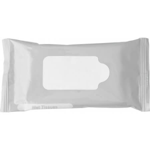 Bag with 10 wet tissues - Reklamnepredmety