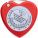 Plastic, 1.5m, heart shaped, BMI tape measure - 6559-08 - variant Gi 6559-08