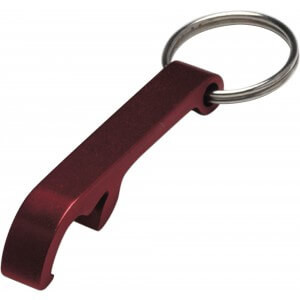 Key holder and bottle opener, Silver - Reklamnepredmety