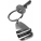 Key holder with bottle opener, Silver - 8659-32 - variant Gi 8659-32