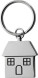 Metal, key holder, model 'house - schlusselanh-nger-castle-aus-metall-silber-3601-32-hd - variant