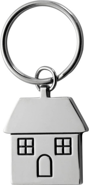 Metal, key holder, model 'house - Reklamnepredmety