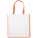 Nonwoven bag with coloured trim - 3610-07 - variant Gi 3610-07