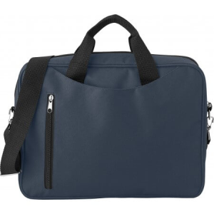 Polyester (600D) laptop bag, Blue - Reklamnepredmety