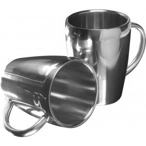 Set of two steel mugs - Reklamnepredmety