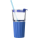 Glass drinking mug with matching straw - 7486-23 - variant Gi 7486-23