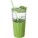 Glass drinking mug with matching straw - pohar-szivoszallal-vilagoszold--7486-29--300 - variant Gi 7486-29