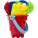 Mini beach bucket in four colours., Various - 5856-09 - variant Gi 5856-09