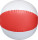 Large PVC beach ball - f4500302pk2 - variant Gi F4500302PK2