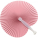 Paper hand held fan with plastic handle - 9001-17 - variant Gi 9001-17