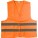 High visibility promotional safety jacket - fenyvisszavero-biztonsagi-melleny-narancs-xxl--6541-07--300 - variant Gi 6541-07XXL