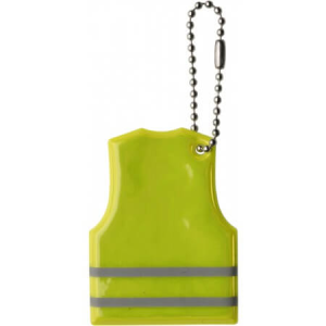 Vest shaped key holder, Yellow - Reklamnepredmety