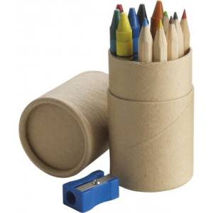 Pencil set, Brown - Reklamnepredmety