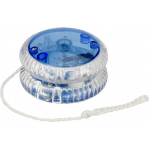 Plastic transparent light-up yo yo - Reklamnepredmety