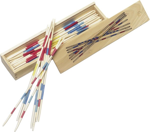 Mikado game in wooden box, Neutral