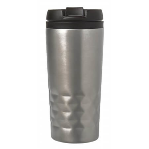 Stainless steel travel mug (300ml), Silver - Reklamnepredmety