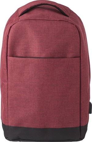 Polyester (600D) anti-theft backpack - Reklamnepredmety