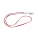 TPE lanyard and charging cable in one, Red - 8451-08 - variant Gi 8451-08