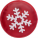 Christmas themed, re-usable hot pad, Red - 5229-08 - variant Gi 5229-08