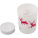 Glass candle holder with Christmas decorations, Red - 5039-02 - variant Gi 5039-02