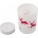 Glass candle holder with Christmas decorations, Red - uveg-gyertyatarto-feher--5039-02--300 - variant Gi 5039-02