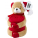 Soft toy animal holding a fleece blanket - 2532-09-207 - variant Gi 2532-09-207